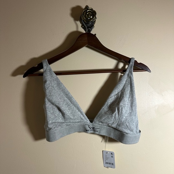 NWT We The Free Bralette Heather Grey Medium - Picture 6 of 10